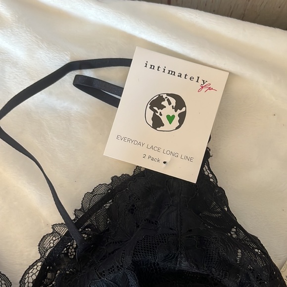 NWT Intimately Free People everyday lace long line bra 2 pack - Picture 3 of 6